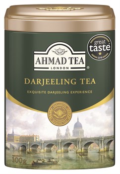 Чай "Ahmad Tea", Чай Дарджилинг, металлическая банка, 100г - фото 7249