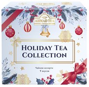 Чайное Ассорти Ahmad Tea "Holiday Tea Collection", пакетики в индивидуальных конвертах, 9 вкусов, (45 пакетиков)