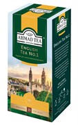 Чай "Ahmad Tea" Английский чай No.1, чёрный, в пакетиках с ярлычками в конвертах из фольги, 25х2г